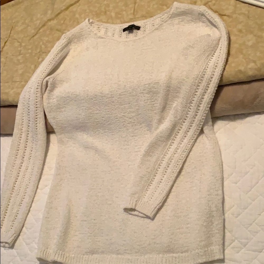 Off white sweater. Lightly worn.